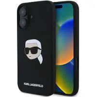 Karl Lagerfeld Liquid Silicone Karl Head Magsafe Iphone 16 Telefondeksel