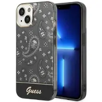 GUESS GUHCP14MHGBNHK iPhone 14 Plus 6,7" svart/svart hardcase Bandana Paisley