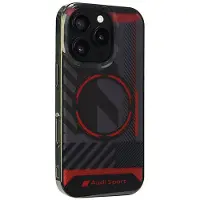 Audi IML Sport MagSafe iPhone 16 Pro 6,3" svart/svart hardcase AUS-IMLMIP16P-RSQ/D2-BK