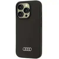 Audi silikonetui "$0000010n" 16 Pro 6,3" svart/svart hardcase AU-LSRIP16P-Q3/D1-BK