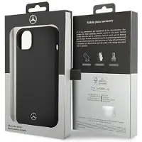 Mercedes Silicone Line MagSafe-etui for iPhone 14 Plus - svart