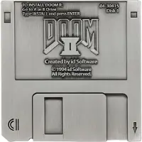 Fanatic Begrenset Utgave Doom 2 Arena Floppy Disk Replika