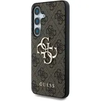 GUESS Samsung Galaxy S25+ 4G Big Metal Logo Hybrid-deksel - Brun