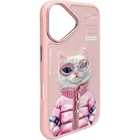Nimmy Cool&Cute 2.0 katteveske for iPhone 16 - Rosa