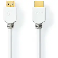 Nedis Cvbw34000wt50 Hdmi-kabel Med Høy Hastighet Over Ethernet Hdmi-hdmi 4k Arc 18 Gbps 5 M 60hz
