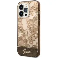 GUESS GUHCP14LHGPLHC iPhone 14 Pro 6,1" okerfarget hardcase Porcelain Collection