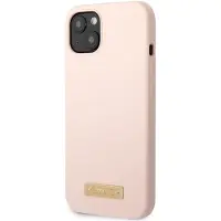 GUESS GUHMP13MSBPLP iPhone 13 6,1" rosa/rosa hardt etui med silikonlogoplate MagSafe