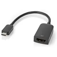 Pricenet Ccgb64652bk02 Usb-c Til Hdmi-adapterkabel Usb 3.2 Gen 1 4k Nikkelbelagt 0.2 M 60hz