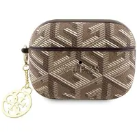 GUESS GUAP2PGCE4CW-etui for AirPods Pro 2-deksel - brun GCube Charm