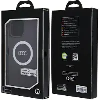 Audi IML Big Logo MagSafe-deksel iPhone 13 Pro Max 6,7 svart hardcase AU-IMLMIP13PM-Q5/D2-BK