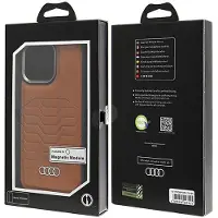 Audi Synthetic Leather Iphone 15 Pro Max 6.7 Autpupcmip15pmgtd3bn Telefondeksel