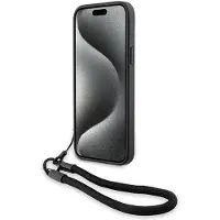 BMW Bmhcp15s23rmrlk Iphone 151413 6.1 Signature Leather Wordmark Cord Telefondeksel