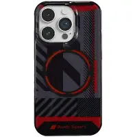 Audi IML Sport MagSafe-etui iPhone 14 Pro Max 6,7" svart/svart hardcase AU-IMLMIP14PM-RSQ/D2-BK