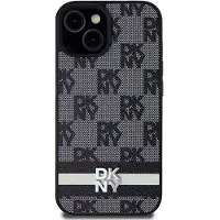 DKNY Dkhcp15mpcptssk Iphone 15 Plus14 Plus 6.7 Leather Checke Mono Pattern&printed Stripes Telefondeksel