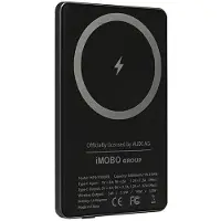 Audi Powerbank Big Logo MagSafe induktiv 15W 5000mAh - grå