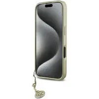 GUESS 4G Charms Collection-etui for iPhone 16 - svart