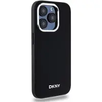 DKNY MagSafe iPhone 15 Pro-etui med vanlig logo - svart
