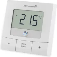 Homematic IP IP HMIP-WTH-B, RF, Hvit, IP20, 160 m, CE, LCD