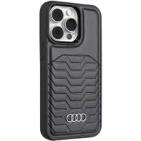 Audi syntetisk lærveske med MagSafe for iPhone 13 Pro / 13 - svart
