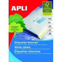 APLI 1270-boksers Flerbruksetikett 70x25.4 Mm