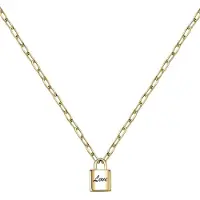 La Petite Story Padlock Yg Halskjede