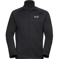 Jack Wolfskin Peak District, Fleecejakke, Herre, Black