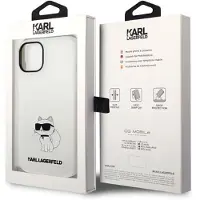 Karl Lagerfeld KLHMP14MSNCHBCH iPhone 14 Plus 6,7" hardcase hvit/hvit silikon Choupette MagSafe