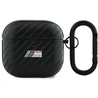 BMW BMA4CMPUCA AirPods 4-deksel svart/svart PU Carbon M Collection