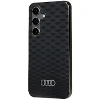 Audi IML MagSafe-etui S24 S921 med sømmer i svart/sort hardcase AU-IMLMS24-Q5/D3-BK