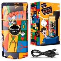Kemei Km Max-rs7098 Grafitti Barberhøvel