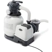 Intex 26646, Sandfilterpumpe, Sort, Hvit, Plast, Basseng på bakken, China, 6-veis ventil