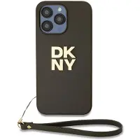 DKNY Pu Leather Stack Logo Wrist Strap Iphone 14 Pro Max Telefondeksel