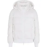 Armani Exchange for woman. XW000228AF12286U0002 Hooded Quilted Jacket white (M), Casual, Polyamide