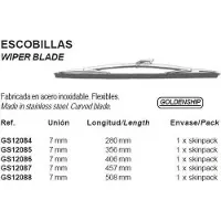Goldenship Rustfritt Stål Luksus Vindusviskerblad