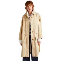 Pepe Jeans for woman. PL402371 Tai beige trench coat (S), Casual, Cotton