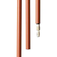 Sigma Hengelampe Sopel 3, teglrød, rund, 3 lyskilder, stål, G9