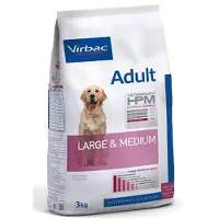Virbac Hpm Voksenfôr For Store Og Mellomstore Hunder 3kg