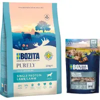 Purely Bozita Dog Adult Grain Free Lam - 2,5 kg