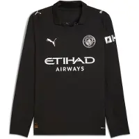Puma Manchester City 25/26 Long Sleeve Away Jersey Men, Sport, Black, 3XL