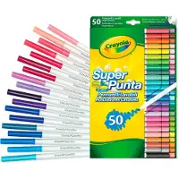 Crayola 50 Supertips For Tusjer
