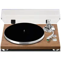 Teac TN-400BT-X, Beltedrevet platespiller, Manuell, Svart, Valnøtt, Aluminium, 33,45,78 RPM, MM-type (VM-type)