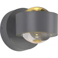 Schöner Wohnen LED-vegglampe Chia, sølv, 3000 K, opp/ned