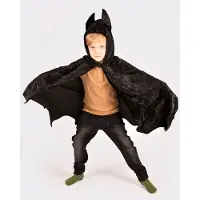 Den Goda Fen Maskeradedrakt Flaggermus/flaggermuskappe