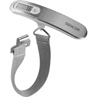Sencor SLS 900WH, Elektronisk, 50 kg, 100 g, Sølv, kg, lb, ST, Strop / Belte