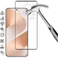 Mtp Products Huawei Pura 80 Pro/80 Pro+/80 Ultra Full Cover Beskyttelsesglass - 9H - svart kant