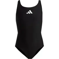 Adidas Badedrakt - 3 BARS SOL - Svart/Hvit - - 6 år (116) - Badetøy