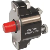 Blue Sea Systems Medium Duty Trykkknapp Tilbakestilling Kun 40a