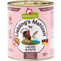 Granatapet Liebling's Måltid 6 x 800 g - Laks og kalkun