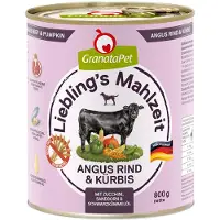 Granatapet Liebling's Måltid 6 x 800 g - Angusbiff med gresskar