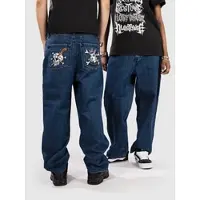 Blue Tomato Skull X Girl Jeans blå